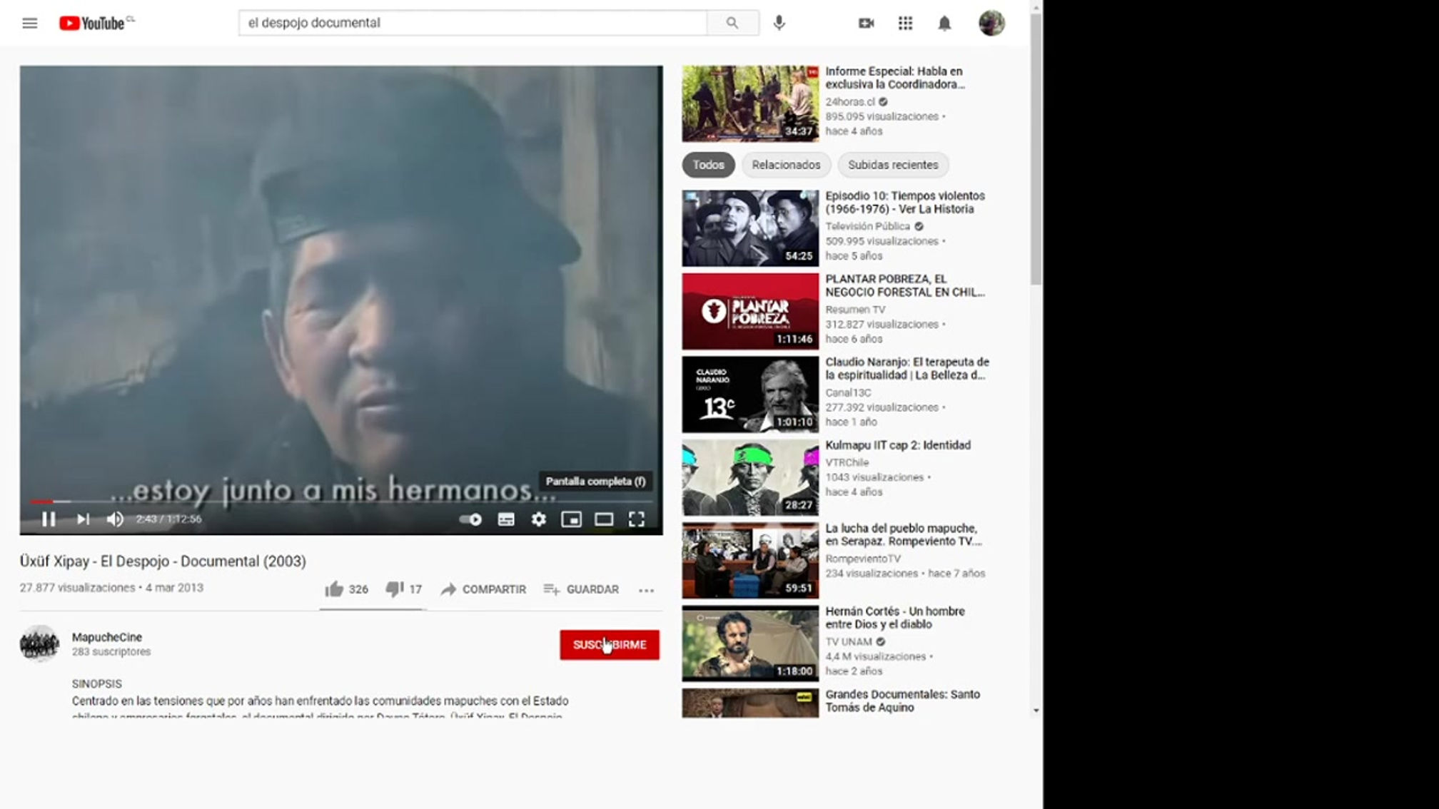 Transmisión de prueba | El Despojo